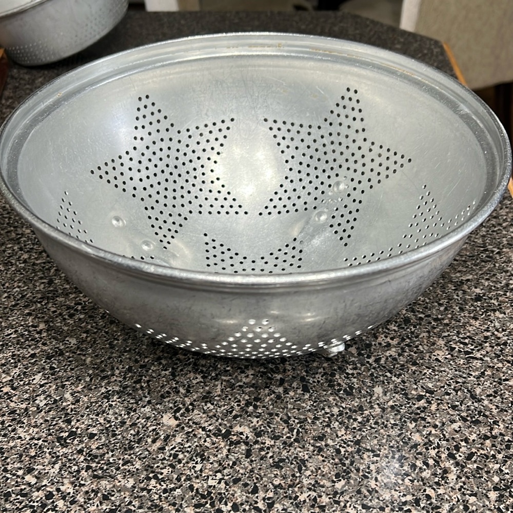 Vintage Aluminum Strainer 1950’s